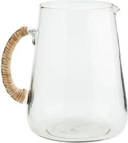 Carafă din sticlă cu mâner din bambus, D17×H22 cm, 3 L, „Bamboo Jug"