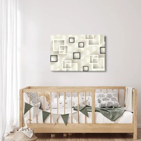 Tablou geometric abstract (90x60 cm)