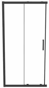 Usa glisanta cu segment fix 100 cm negru mat Ideal Standard Connect 2 K9262V3