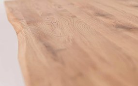 Birou lemn masiv Samson I Stejar, 120 × 55 × 75 cm