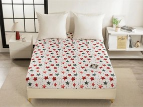 Cearsaf din microfibra COLORFUL STARS colorat 90x200 cm