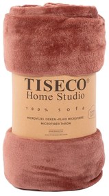 Pătură din micropluș Tiseco Home Studio, 130 x 160 cm, roz