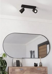 Eglo 901953 - Spot CAMALDOLI 2xGU10/10W/230V negru