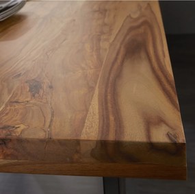 Masa design industrial Iron Craft 200cm Sheesham