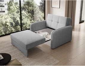 Fotoliu gri deschis Laine – ELTAP