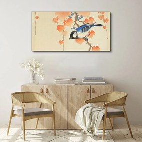 Tablou canvas ramuri frunze animale pasăre