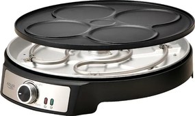 Aparat pentru clătite Adler AD 3093, 1600W, 30 cm, Ustensile incluse, Negru/Inox