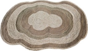 Covor din fibră de porumb împletit manual, natur, bicolor, 120 x 180 cm, „Raucourt”