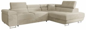 Colțar Miami 292Cutie de pat, 274x203x70cm, 151 kg, Picioare: Plastic, Metal