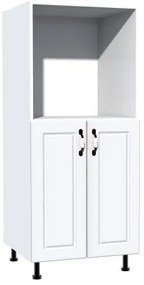 Soldat 60 cu 2 usi cu spatiu cuptor Zebra MDF alb drept