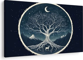 Tablou – Arbore magic cu cerb II. (90x60 cm)