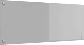 vidaXL Panou de bucătărie Gri deschis 100 x 40 cm sticlă securizată