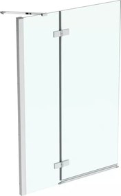 Paravan de cada dublu Ideal Standard i.life 100x150 cm argintiu stanga