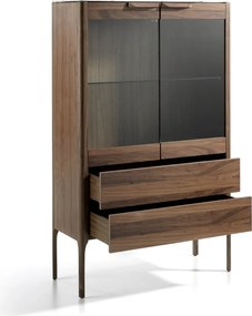 Vitrina cu doua sertare, design elegant Glayds AC-CP1806-F