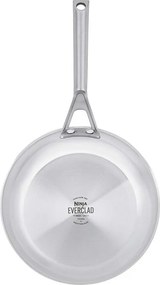 Tigaie Ninja EverClad C90028DE, 28 cm, 3 straturi, Rezistenta la cuptor pana la 315 °C, Fara PFAS, Inductie, Otel inoxidabil