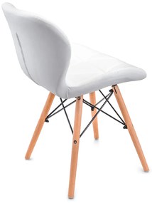 Scaune de sufragerie 4buc din piele, Diamond
