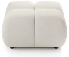 Taburet tapițat ALMADA 72x72 cm, bej