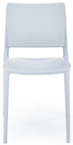 Scaun din plastic albastru deschis K514