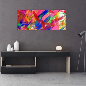Tablou - Abstract colorat (120x50 cm)