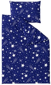 Lenjerie de pat din microfibra NOCTI OBLOHA albastra Dimensiune lenjerie de pat: 2 buc 70 x 90 cm | 200 x 220 cm