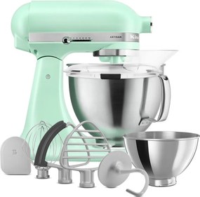 Mixer planetar KitchenAid Artisan Spearmint – Culoarea anului 2026, Model 5KSM195PSESD, 300 W, 4,7 l, Menta