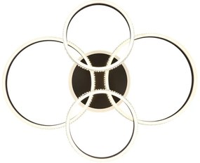 Plafoniera LED cu telecomanda design modern Grouni 85x68,5cm