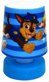 Lampa de noapte LED pentru copii PAW PATROL 11 cm albastra