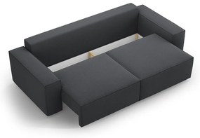 Canapea gri închis extensibilă 247 cm Jodie – Micadoni Home