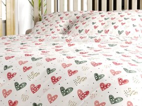 Lenjerie de pat creponata CUPIDA POLY cu model. Dimensiune lenjerie de pat: 70 x 90 cm | 140 x 200 cm
