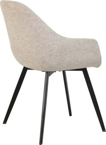 Scaun de dining VINTO BREGO bej deschis