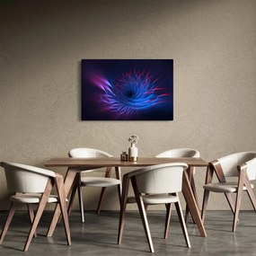 Tablou - abstaracție cu floare (90x60 cm)