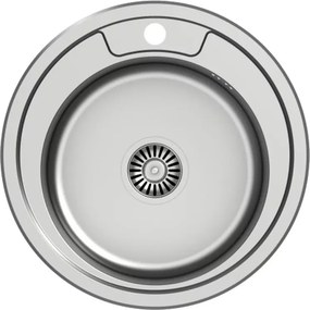 Chiuveta inox incastrata Quadron Pop Hugo 210 inox satinat 49 cm