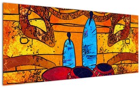 Tablou - Pictură străveche (120x50 cm)