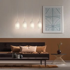 Eglo 97587 - Lustră pe cablu BATISTA 3 4xE27/40W/230V