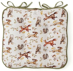 Pernă de scaun din bumbac 36x34 cm Forest Fable – Cooksmart ®