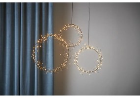 Decorațiune luminoasă neagră ø 24 cm de Crăciun Nike – Star Trading