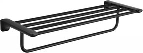 Mexen Lea raft pentru prosoape, negru - 7026020-70