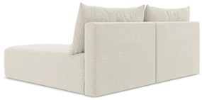 Colțar crem extensibil/cu spațiu de depozitare (cu colț pe partea dreaptă) Kalena – Makamii