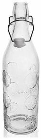Orion Sticlă cu capac cu clemă Orange 1,1 l