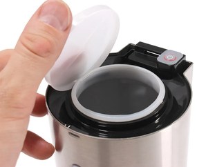 Dozator de săpun lichid fără atingere Donner Round 700 ml, alb