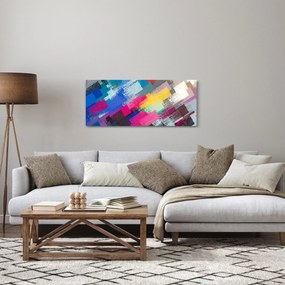 Tablou - Dungi colorate cu pensula (120x50 cm)