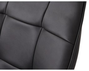 Set de scaune de sufragerie gri închis cu cotiere 2 buc. tapițat Nolan Square – Unique Furniture