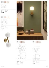 Redo 01-3256 - Lustru cu tijă CONFUSIO, 3 x E14, 28 W, 230 V, Ø 76 cm, auriu