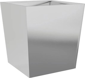 vidaXL Jardinieră de grădină, 50x50x50 cm, oțel galvanizat