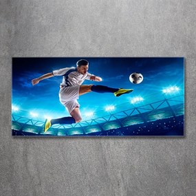 Tablou sticlă acrilică Fotbalist