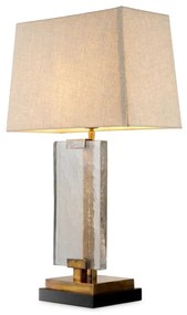 Veioza, Lampa de masa design LUX, Sticla Suflata, James