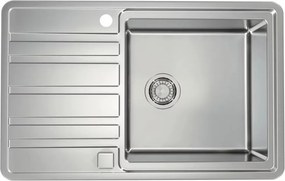 Chiuveta inox Alveus Rando 30 Satin 80x51 cm dreapta