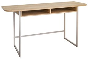 Masă consolă în culoare naturală cu aspect de lemn de stejar 40x140 cm Darlington – Actona