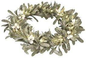 Coroniță de Crăciun cu LED, 25 LED-uri, alimentare 3xAA, Ø 35 cm