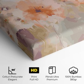 Tablou Canvas, 20x30cm, Dormitor si Living, Peisaje, Primavara, Spring Orange Art